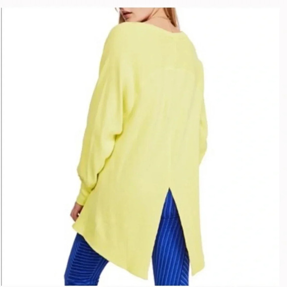 Free People NWT Lemon Squeeze High-Lo Tunic size Medium - Picture 2 of 7
